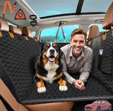 Dog Back Seat Extender Dog Seat Car Cover Back Dog Hard Bottom Hammock 330 lbs