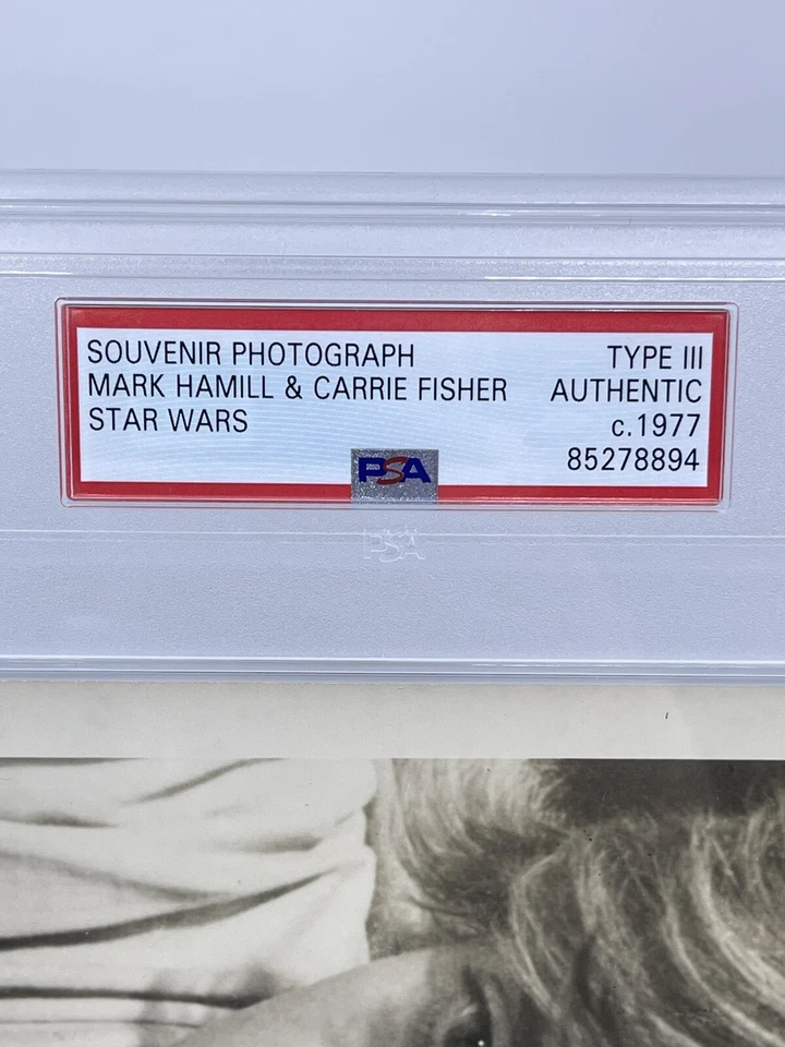 Star Wars A New Hope Luke & Leia Original 1977 Type III Photo 8x10 PSA DNA RARE - Image 3 of 3