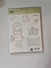 Stampin Up! GARDEN GIRL Stamp Set