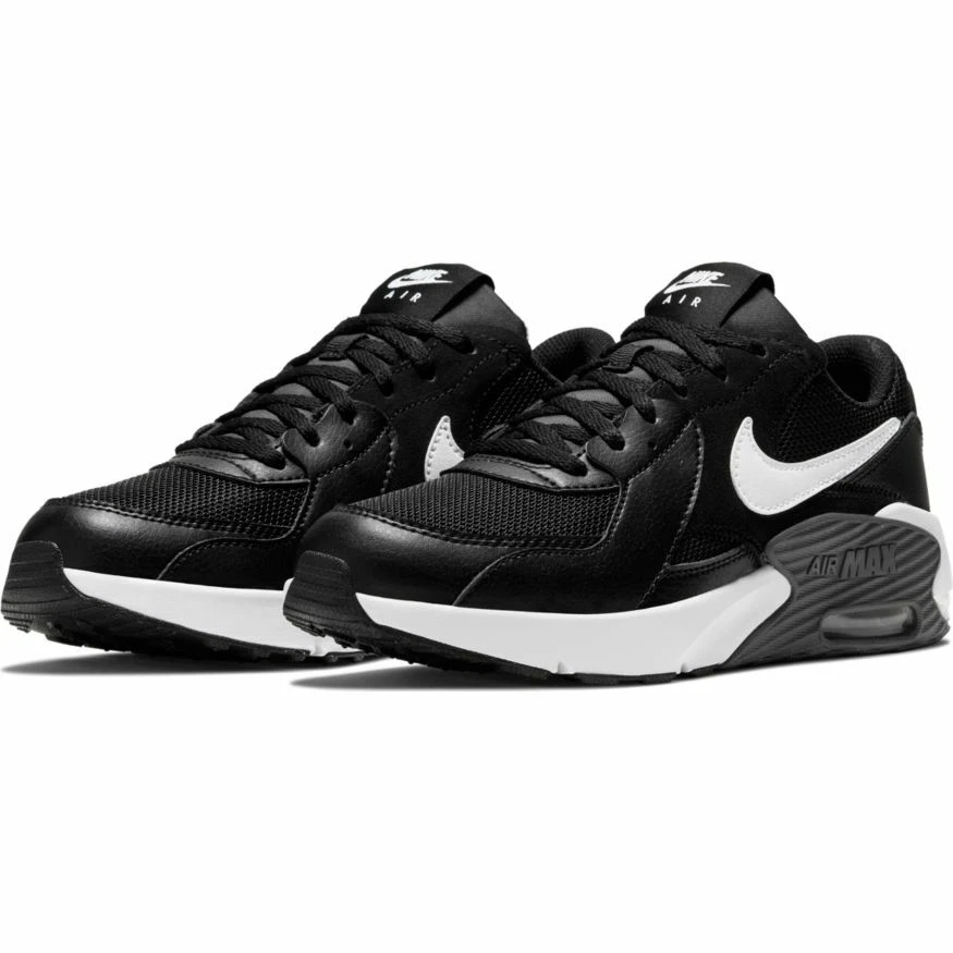 Scarpe sportive Nike Air Max Excee GS CD6894 001 Nero Bianca pelle