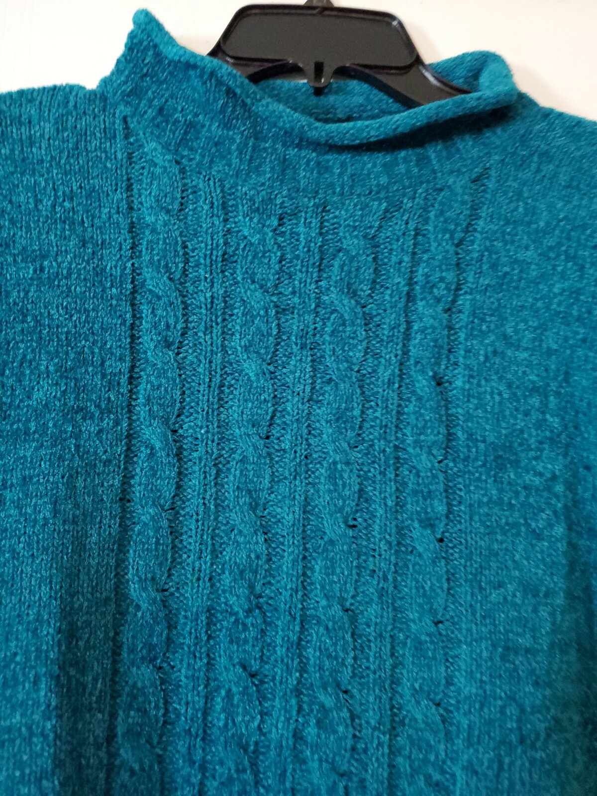 classic elements sweater Soft Small Teal Color - image 3