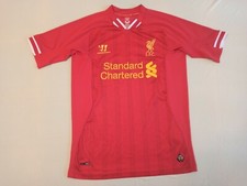 LIVERPOOL ENGLAND 2013/2014 HOME FOOTBALL SHIRT JERSEY WARRIOR SIZE YOUNG