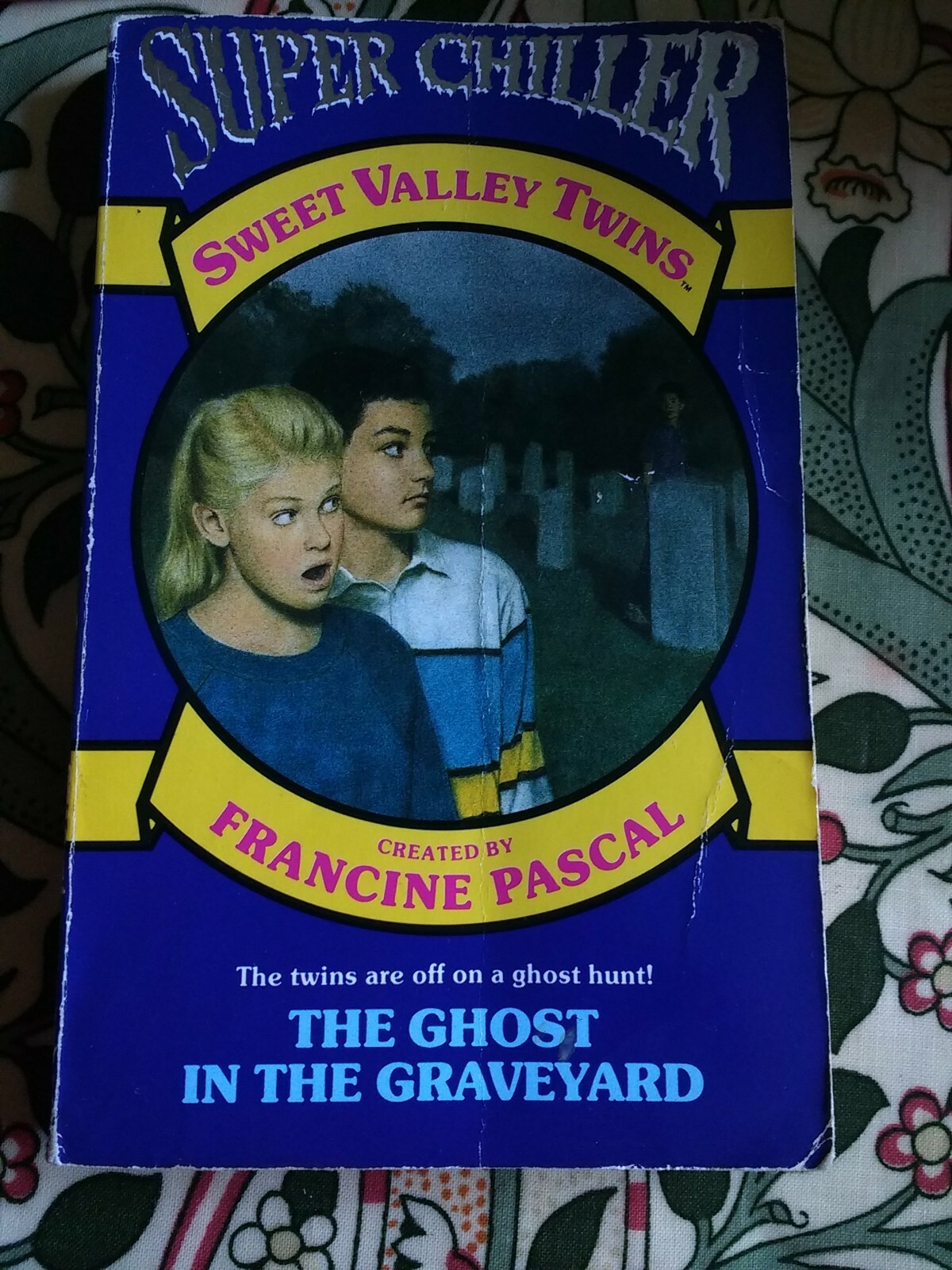 The Ghost in the Graveyard (Sweet Valley Twins Super Chiller) VGC 1st Ed