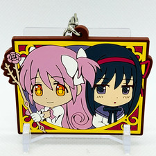 Puella Magi Madoka Magica rubber strap key chain Madoka Homura Japan anime