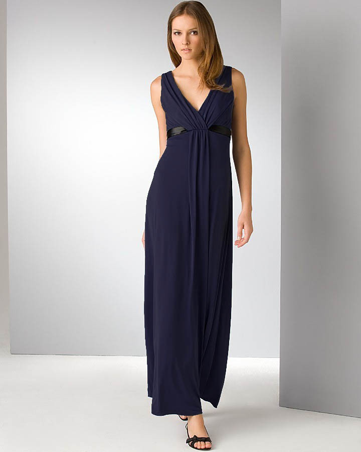 amsale jersey dress NEW AMSALE Back Cutout JERSEY DRESS GOWN SIZE 2 $280 BLACK BRIDESMAID