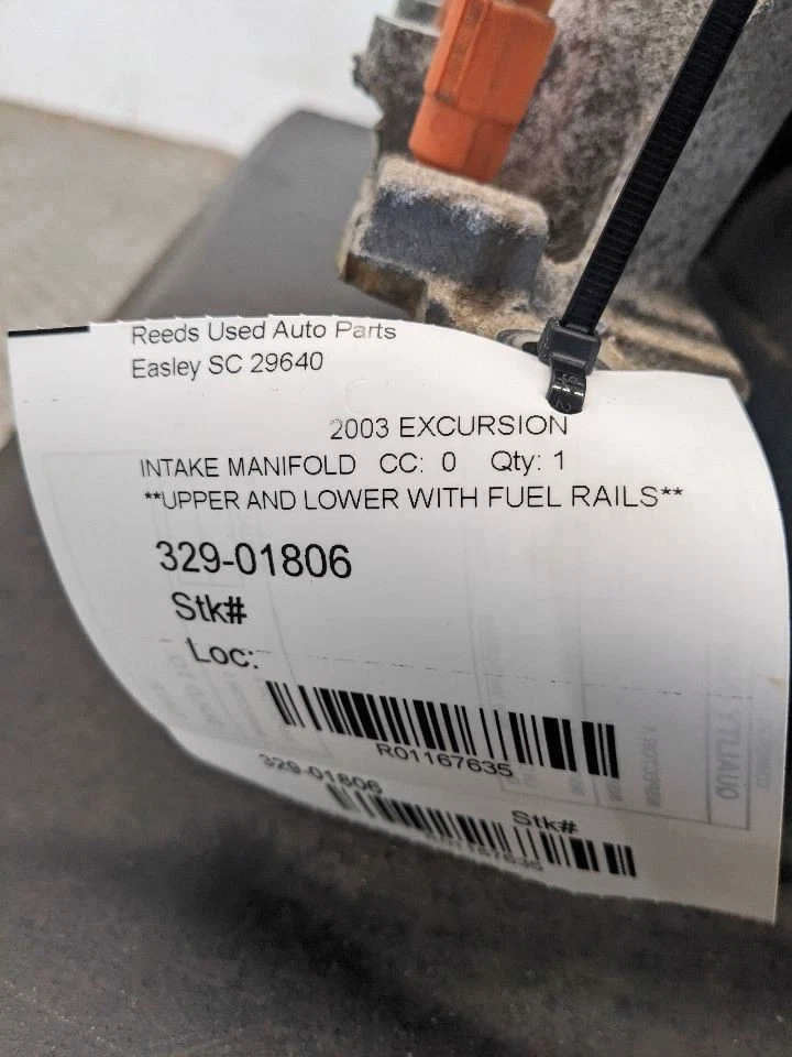 03-05 Colector de admisión Ford Excursion F250 F350 6,8 L con rieles de combustible 1167635 Foto 2 de 4