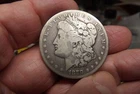1879-CC  Morgan Silver Dollar VG Gun Metal Tone