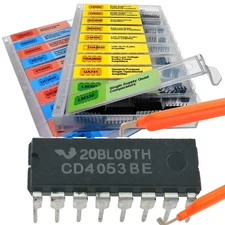 EEEEE IC kit 161 pcs, 20 Models Chip Assortment Set Analog Integrated Circuit...