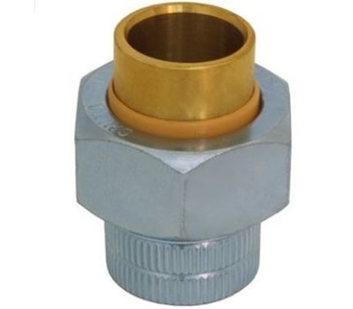 NIBCO SWT-0110W Dielectric Union 2" Galvanized Steel/Brass Female x Sweat