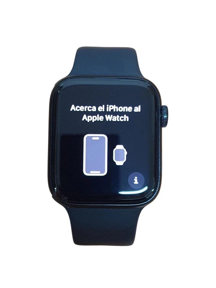 Apple Watch SE 44 mm 2e génération (GPS + téléphone portable) 96 % batterie s... - Photo 1/4