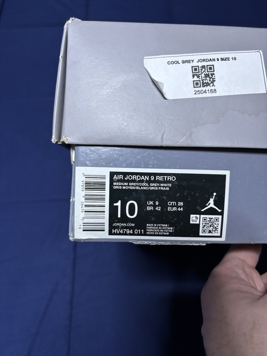 Size 10 - Jordan 9 Retro Cool Grey 2025 HV4794-011 | eBay