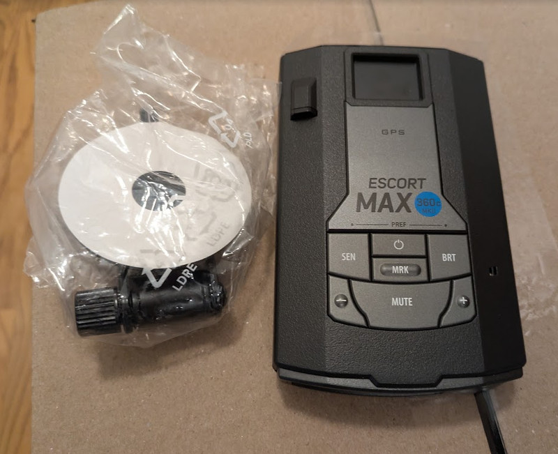 Escort MAX 360c MKII Laser Radar Detector WiFi and Bluetooth- 360° Extreme Range