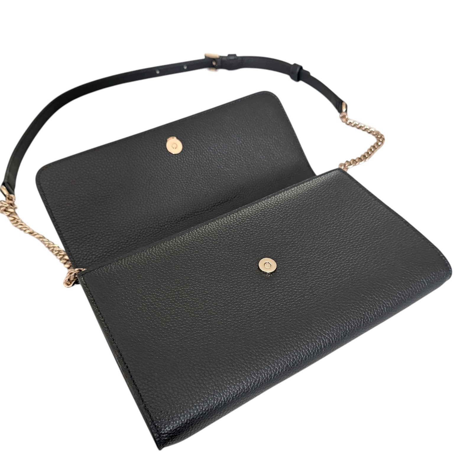 Versace Virtus Wallet on Chain Black Vitello Leather Bag 1006264 Nero-Oro image 3