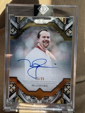 Mark Mcgwire 2025 Topps Transcendent Auto 25/25 #TAC-MM Cardinals Jersey #!