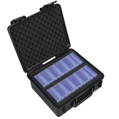 WPGEAR Waterproof Toploader Storage Box for 3'' x 4'' 35PT Rigid Card Black 