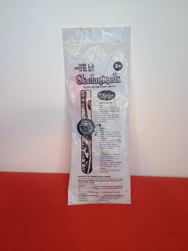Vintage/New and Sealed - Taco Bell Skelanimals Glow In The Dark Watch Maxx Toy - Picture 1 of 2