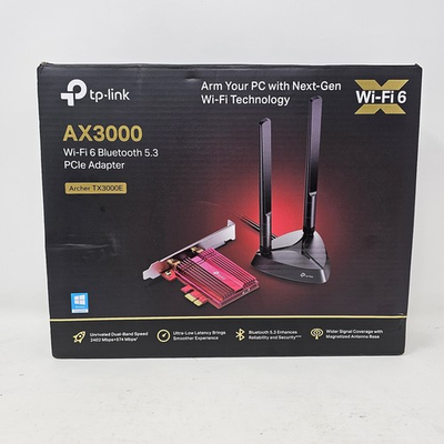 #ad TP LINK Archer TX3000E AX3000 Wi Fi 6 802.11ax Bluetooth 5.0 PCIe $29.95