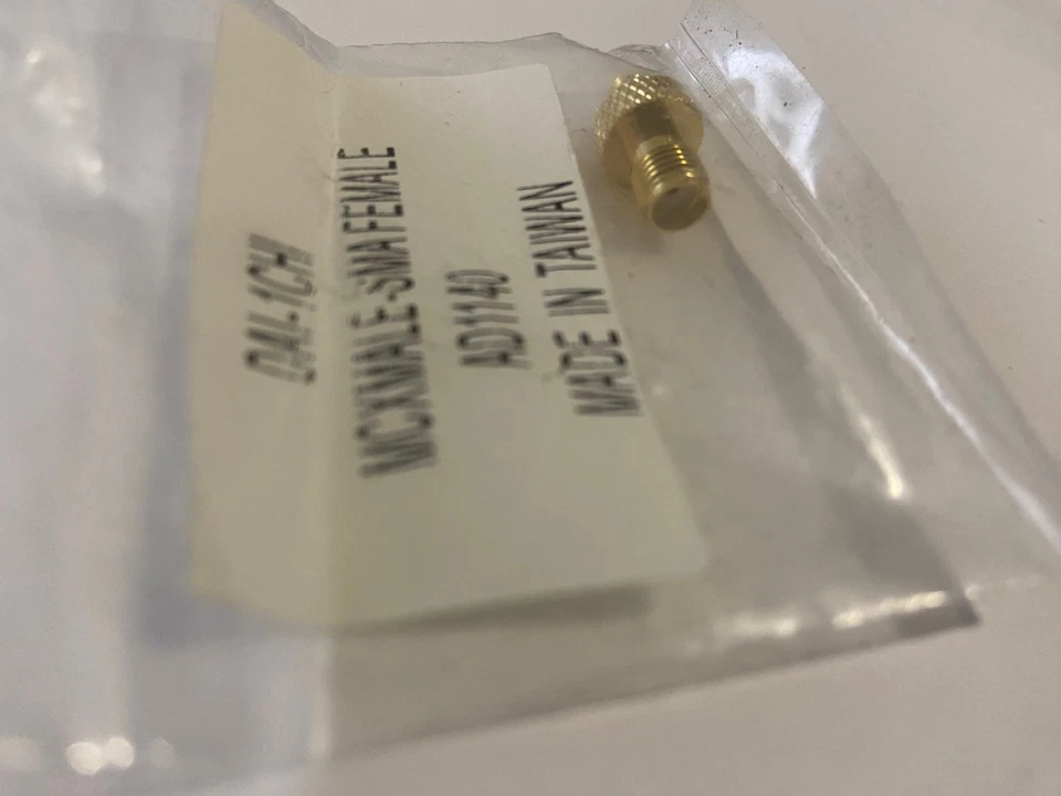 MCX Male-SMA Female Adapter AD1140 for Radio Communication by DAI-CHI Brand New. - Image 2 of 3