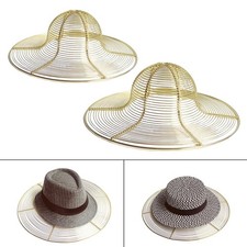 Hutablage aus Metall, stabil, Gold, moderner Präsentationsständer,