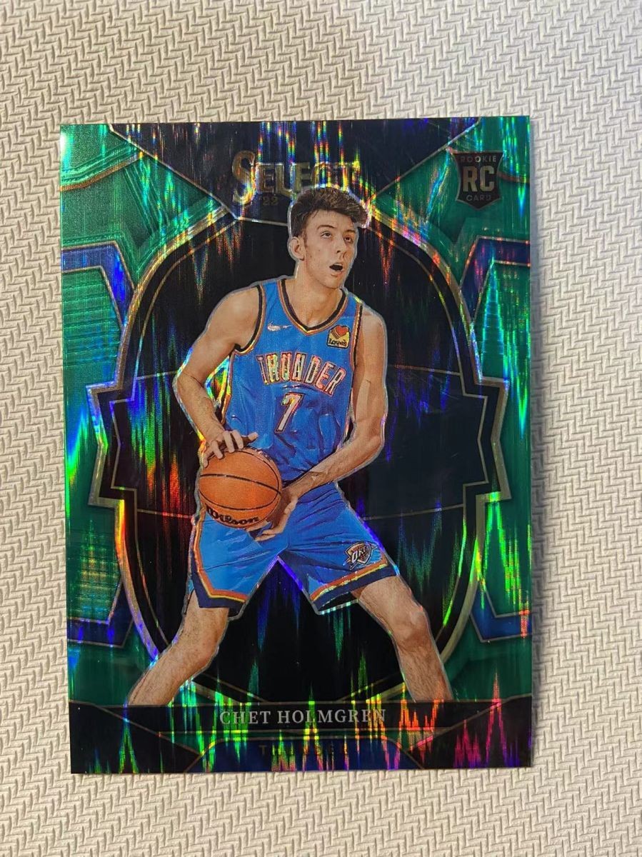 2022-23 Select Chet Holmgren Concourse Green Shock Prizm Rookie RC #83