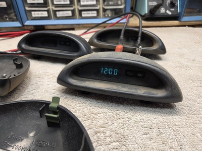 #ad #ad 94 98 Mustang Dash CLOCK LOT 3 Working And 2 Housings OEM Ford Parts $49.95