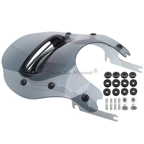 Detachable Vented Windshield Windscreen for Harley Road King FLHRXS 2021-2025 - Picture 15 of 24