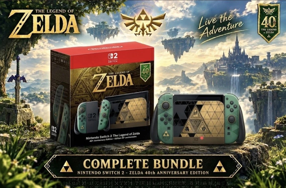 [✅ PREORDEN] - Nintendo Switch 2 The Legend of Zelda Edition 40 Aniversario