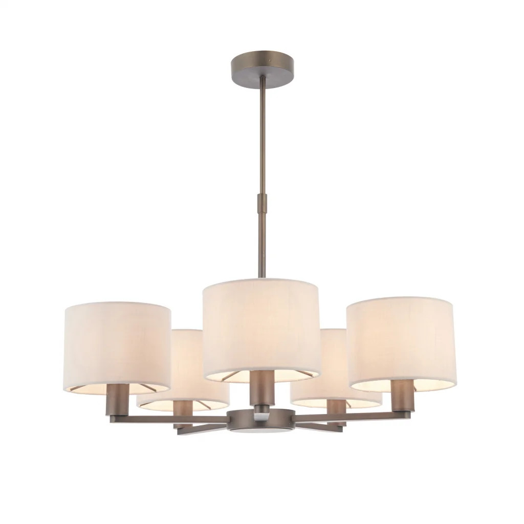Ceiling Light Bronze Daley 5 Dark Antique Marble Endon 73017