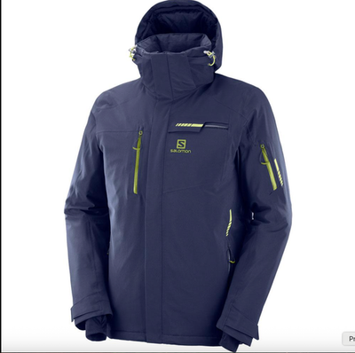 K*N様 SALOMON BRILLIANT JACKET MEN NIGHT Salomon Brilliant Jacket (Night Sky Blue) Ski Winter Waterproof