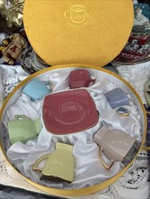 Set Of Six Classic Coffee / Tea Cups And Saucers, New In The Box, Perfect