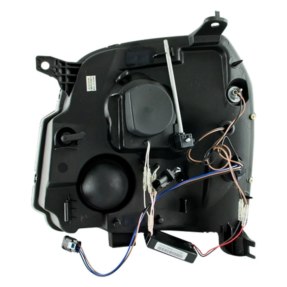 For GMC Yukon XL 1500 07-14 Headlights Driver & Passenger Side Black CCFL Halo - Imagem 2 de 4