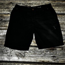 Mens Wrangler Outdoor Performance 10" Side Elastic Utility Short Size 40 Black