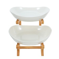 1Pc Double Layer Fruit Basin Kitchen Vegetable Fruit Cleaning Storage Tray
