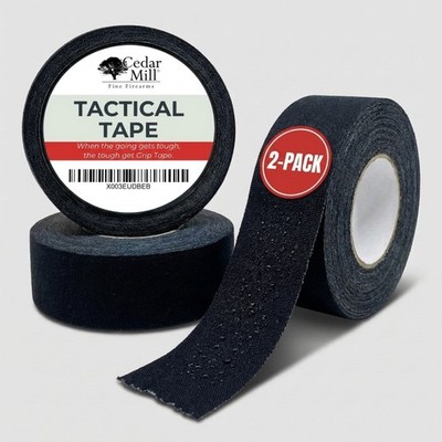 2-Pack Non Reflective Non Adhesive Wrap Tape Matte Finish Poly Cotton Fabric