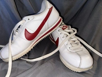 Nike Cortez Size 6.5 Red/White 2009 Vintage Sneakers Used Good Condition No Box
