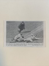 Hank Severeid Bob Meusel Yankees Browns In Action 1924 Baseball 3X5 Picture