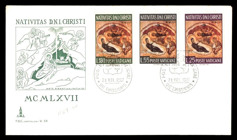 Mayfairstamps Vatican FDC 1967 Nativity First Day Cover cca_30269