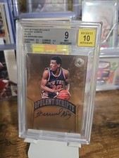BERNARD KING AUTO 2017-18 OPULENCE OPULENT SCRIPTS /25 BGS 9/10 KNICKS P.OB4