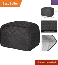 Compact Polyester Toaster Cover for Two Slice Appliances - Dust & Grease Guard