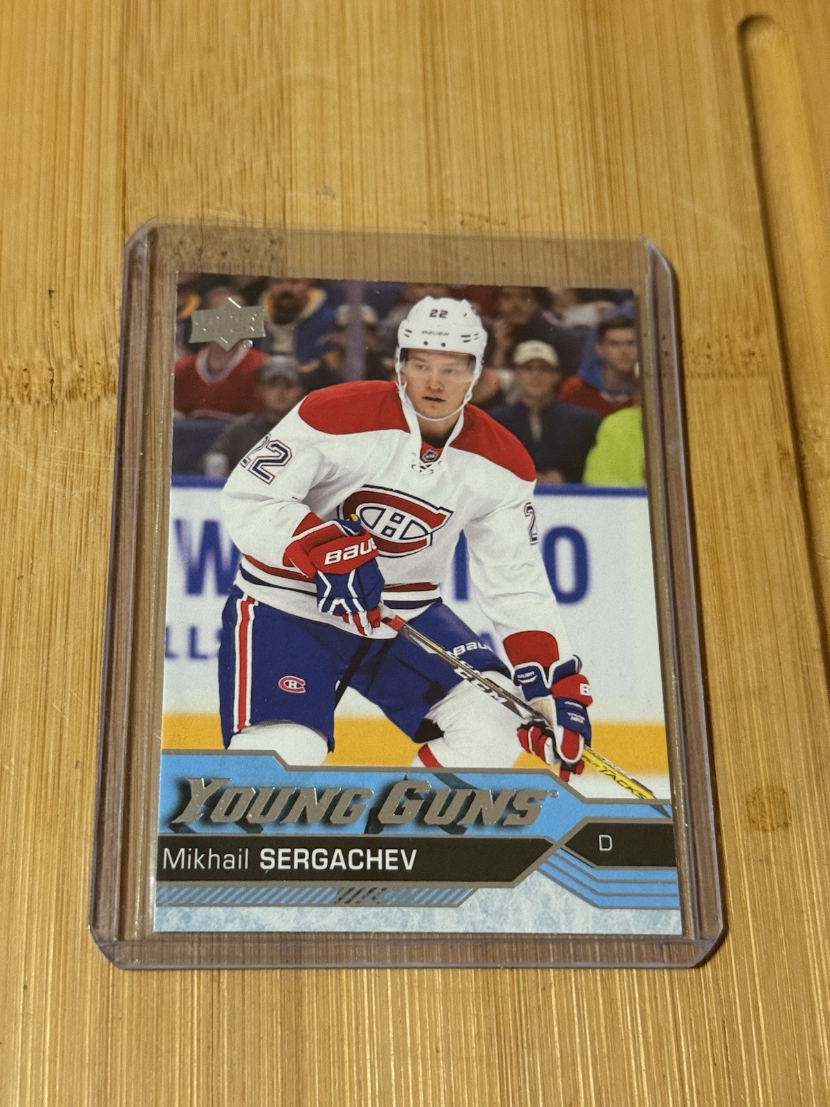 2016-17  Mikhail Sergachev Upper Deck Young Guns RC  #236 Utah Mammoths