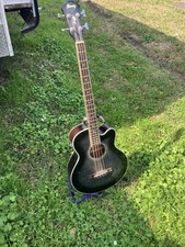 Ibanez Acoustic Bass Guitar 4 String Hollow Body Black Right-Handed