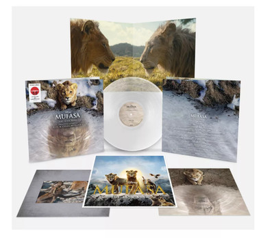 Mufasa: The Lion King   Soundtrack (Exclusive Poster, Clear Vinyl LP) - USED !!!