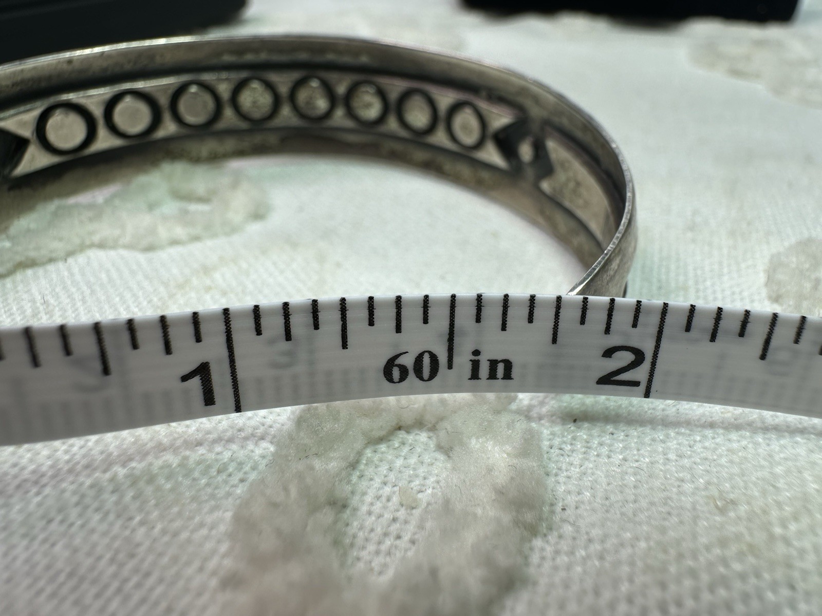 Sterling Silver Cuff with Multiple Turquoise Ston… - image 12