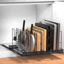 Pull Out Large Baking Tray and Cookie Organizer, 13"-22" Width Expandable Cut...