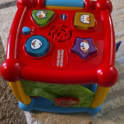 VTech Busy Learners Activity Cube Multicolor Animals Toy 6-36 Months Skills