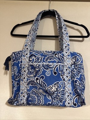 Modella Blue Lightweight Makeup Cosmetics Weekender Bag 12 x10  New No Tags