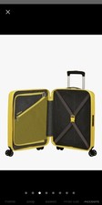 Image of New Boxed American Tourister Rejoy Suitcase - 55cm Cabin - yellow
