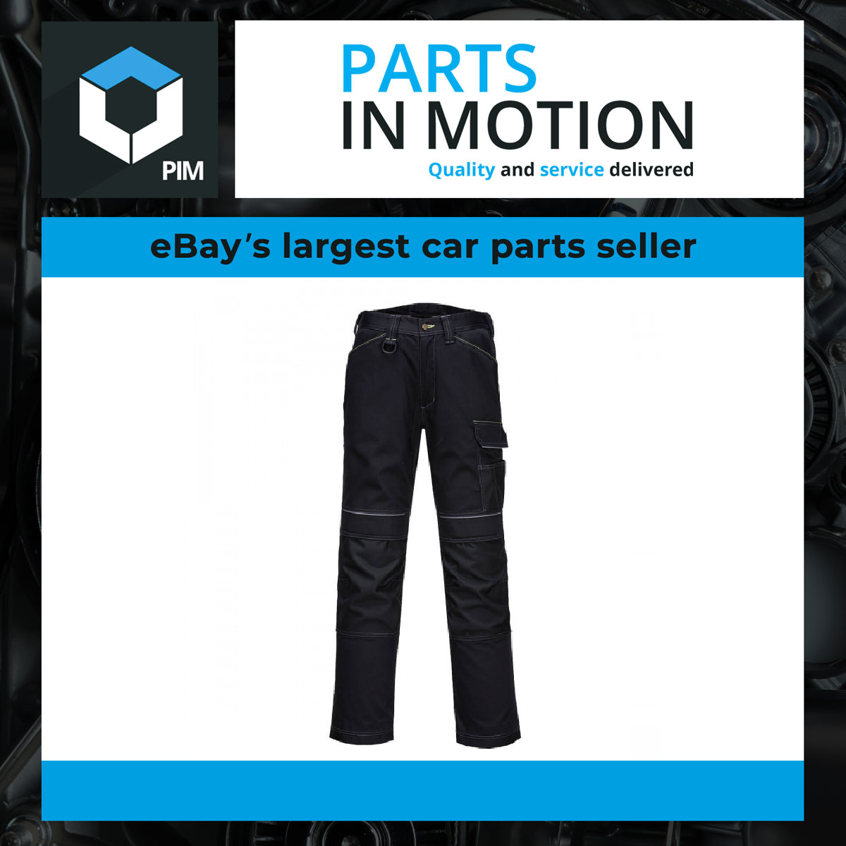 Pw3 Lightweight Stretch Trousers 40 PW304BKR40 Portwest Genuine Quality Product