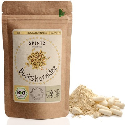 420 Bio Bockshornklee Kapseln 500mg pro Kapsel -  vegane Kapseln - Bockshorn