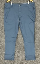 Michael Kors Men  s Parker Slim Fit Pants 38x30 Dark Chambray Blue Stretch